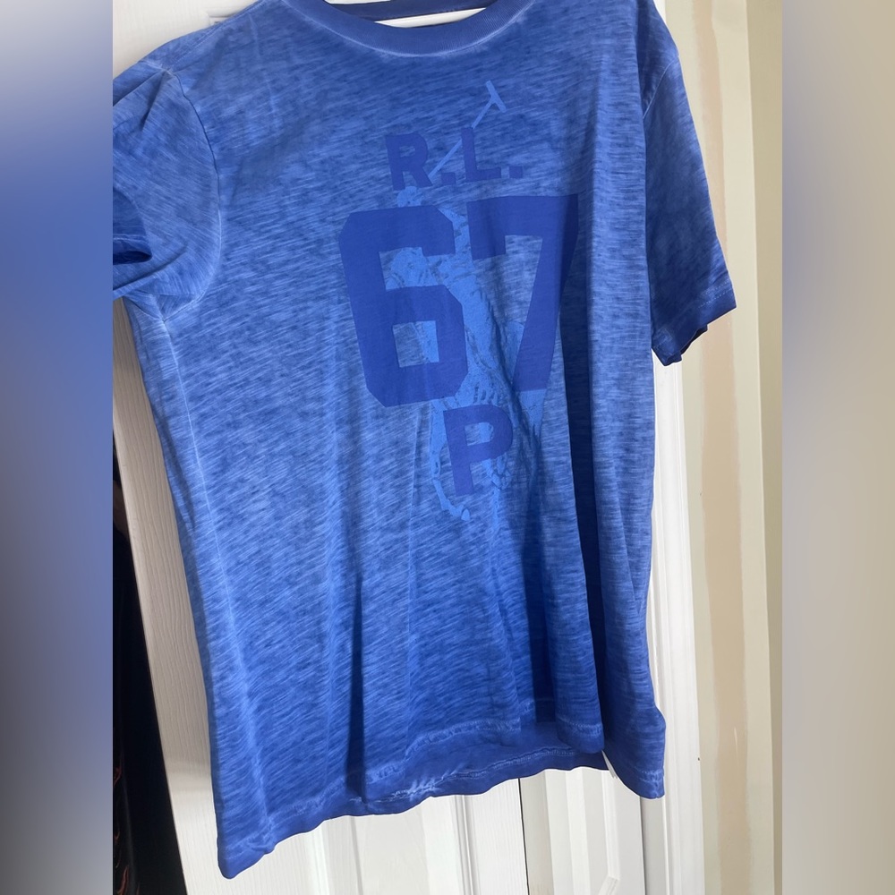 Blue Ralph Lauren polo t shirt